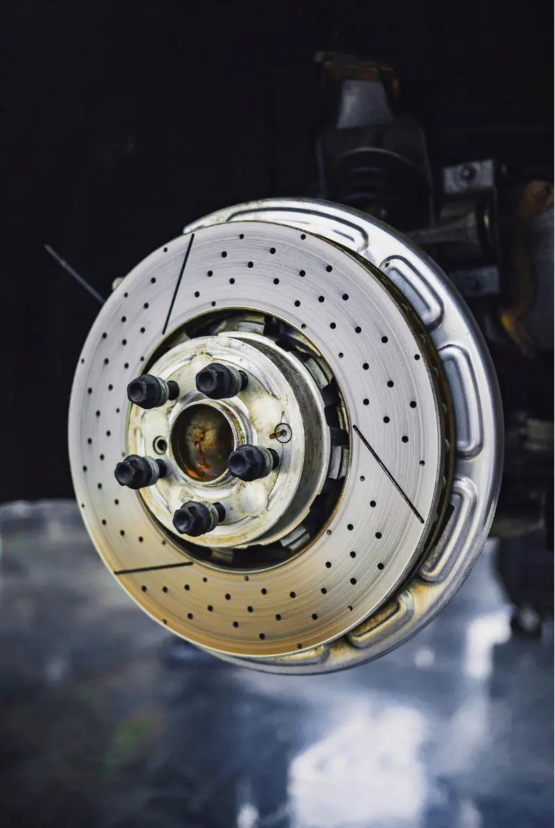 Disco del sistema de frenos de un automóvil